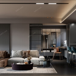 3D66 2021 Living Room Modern Style CrA052 