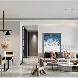 3D66 2021 Living Room Modern Style CrA054 