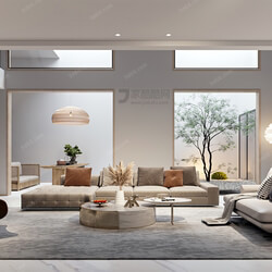 3D66 2021 Living Room Modern Style CrA055 