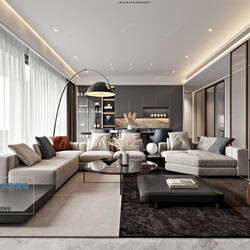 3D66 2021 Living Room Modern Style CrA058 
