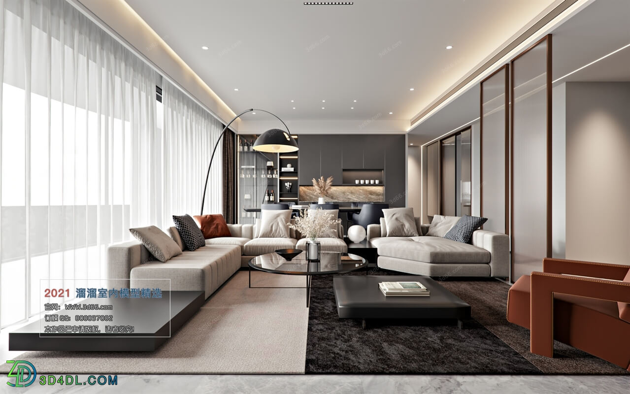 3D66 2021 Living Room Modern Style CrA058