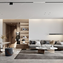 3D66 2021 Living Room Modern Style CrA059 