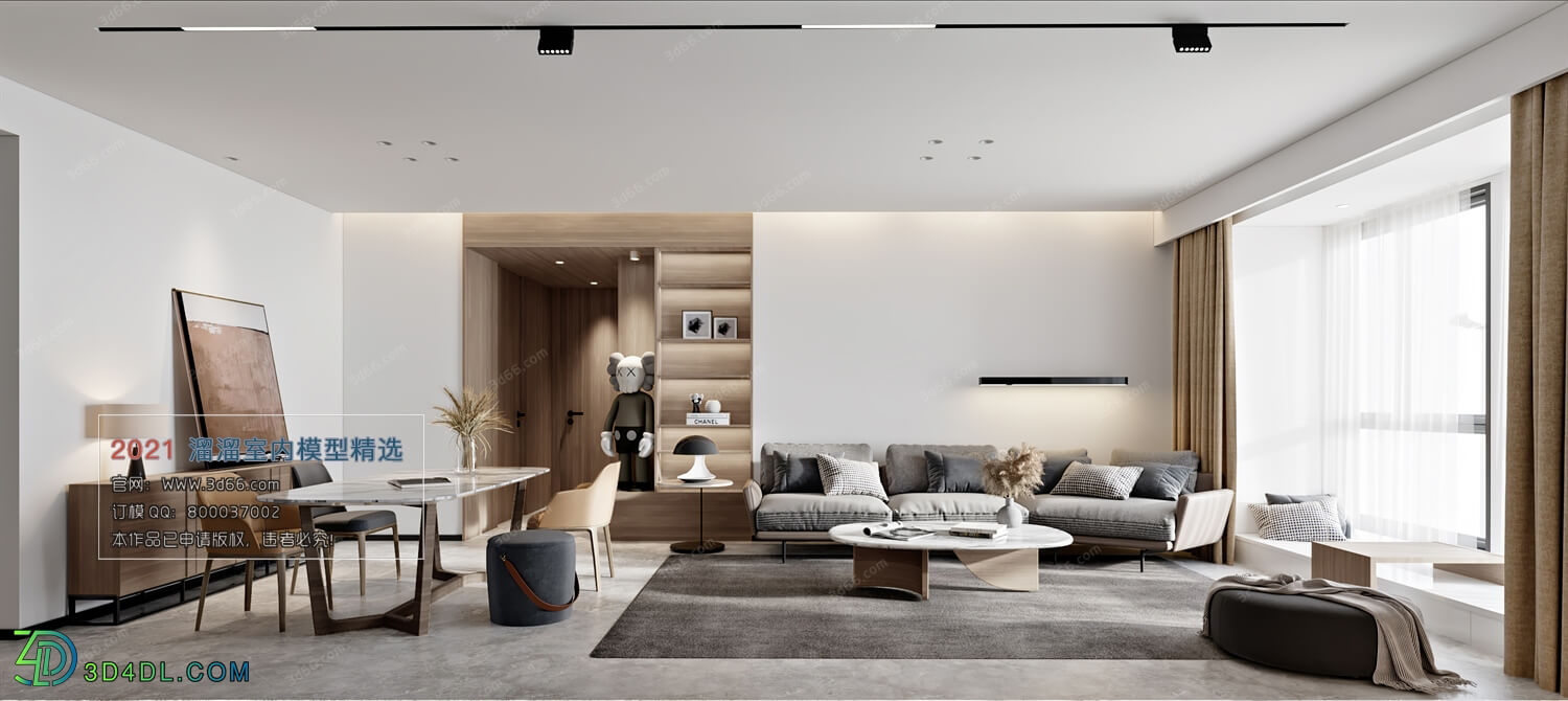 3D66 2021 Living Room Modern Style CrA059