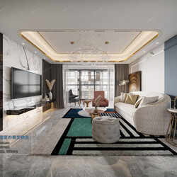 3D66 2021 Living Room Modern Style CrA063 