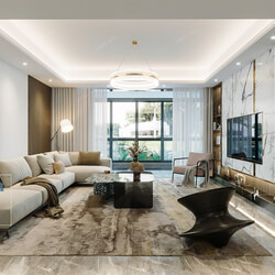 3D66 2021 Living Room Modern Style CrA064 