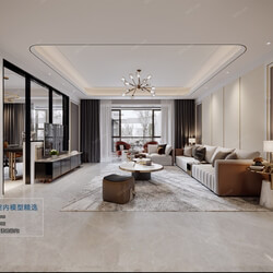 3D66 2021 Living Room Modern Style CrA065 