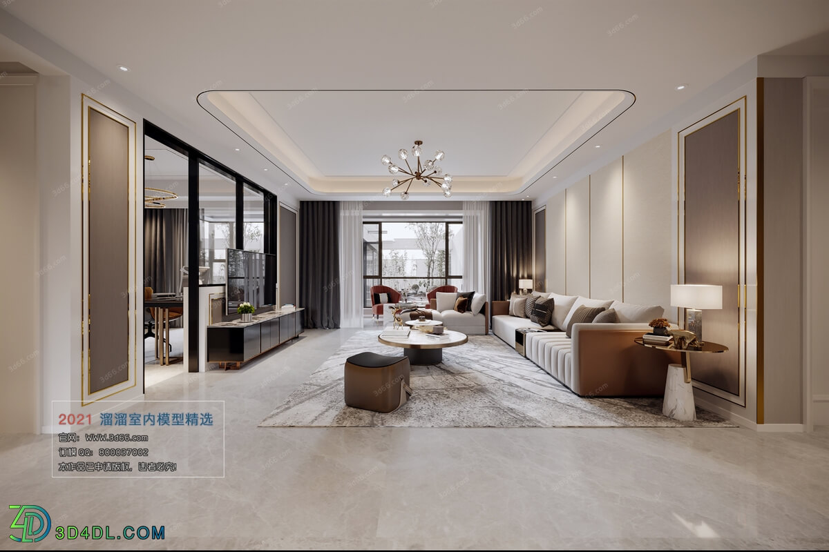 3D66 2021 Living Room Modern Style CrA065