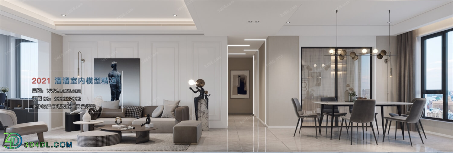 3D66 2021 Living Room Modern Style CrA067