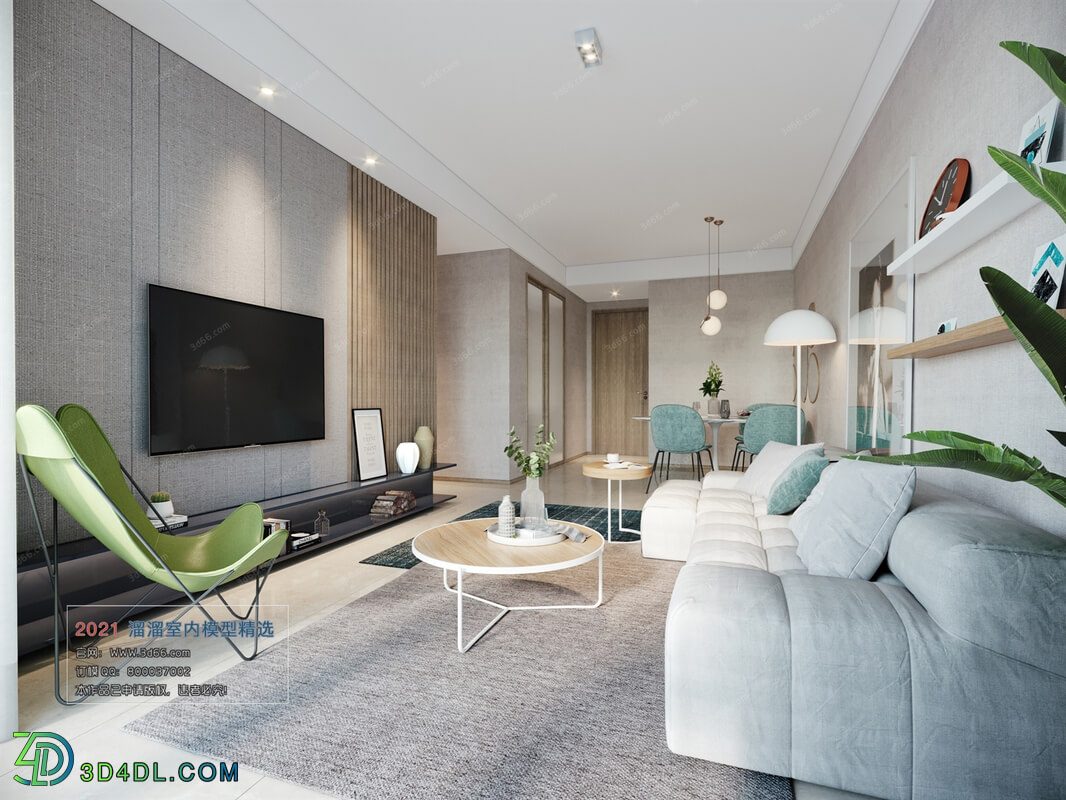 3D66 2021 Living Room Modern Style CrA068