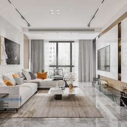 3D66 2021 Living Room Modern Style CrA070 