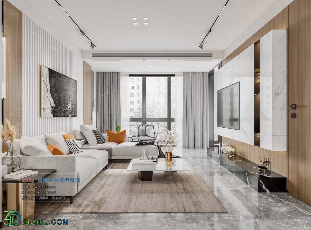 3D66 2021 Living Room Modern Style CrA070