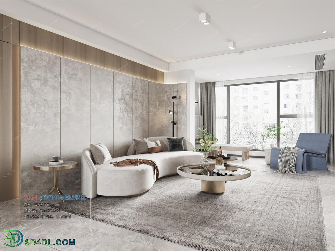 3D66 2021 Living Room Modern Style CrA073