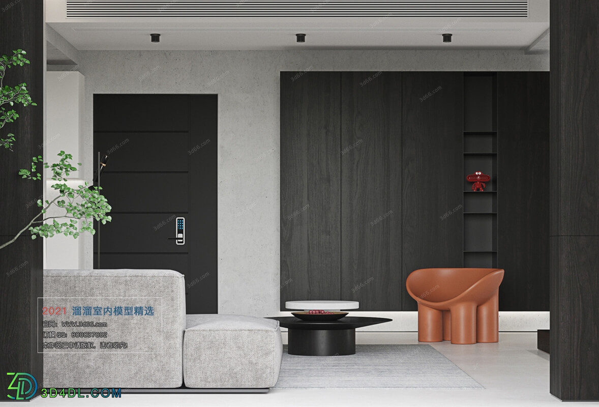 3D66 2021 Living Room Modern Style CrA074