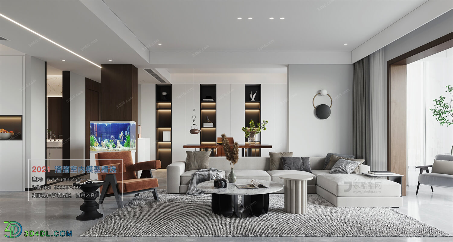 3D66 2021 Living Room Modern Style CrA075