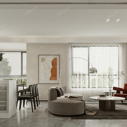 3D66 2021 Living Room Modern Style CrA076 