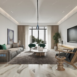 3D66 2021 Living Room Modern Style CrA078 