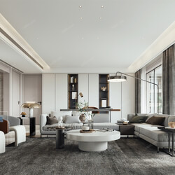 3D66 2021 Living Room Modern Style CrA084 