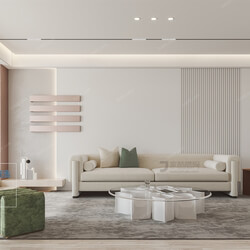 3D66 2021 Living Room Modern Style CrA087 