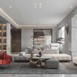 3D66 2021 Living Room Modern Style CrA088 