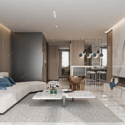 3D66 2021 Living Room Modern Style CrA093 
