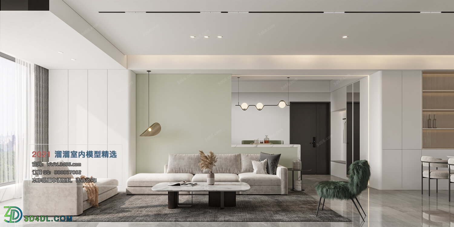3D66 2021 Living Room Modern Style CrA096