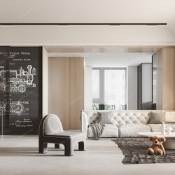 3D66 2021 Living Room Modern Style CrA097 
