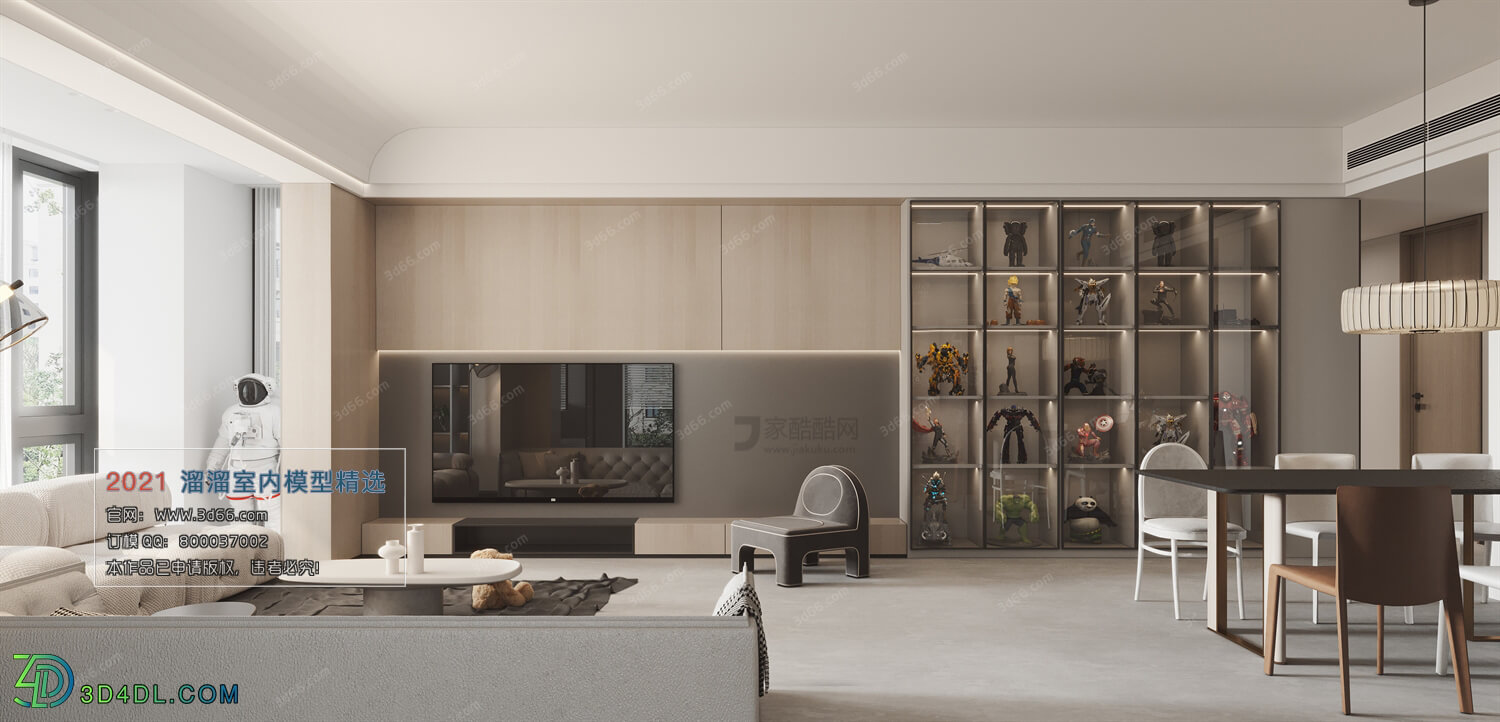 3D66 2021 Living Room Modern Style CrA097