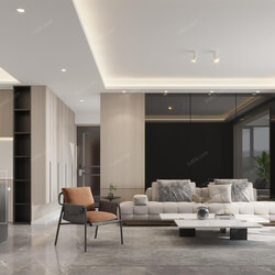3D66 2021 Living Room Modern Style CrA098 