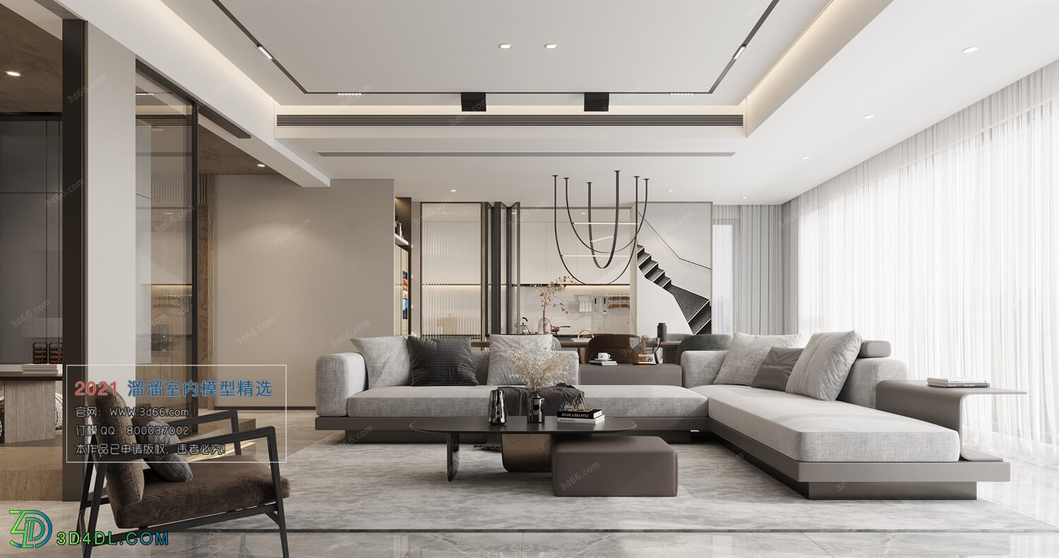 3D66 2021 Living Room Modern Style CrA099