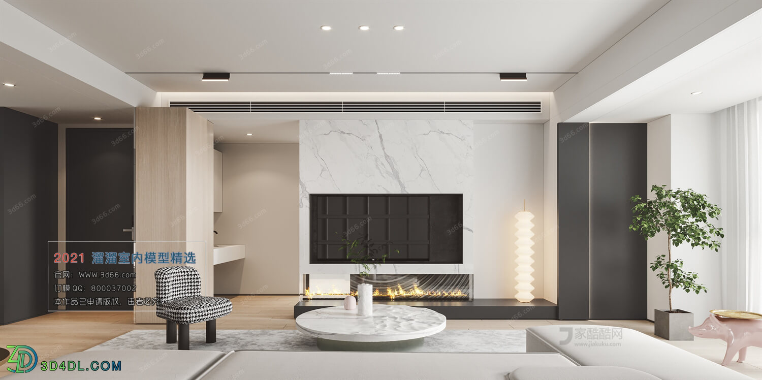 3D66 2021 Living Room Modern Style CrA100