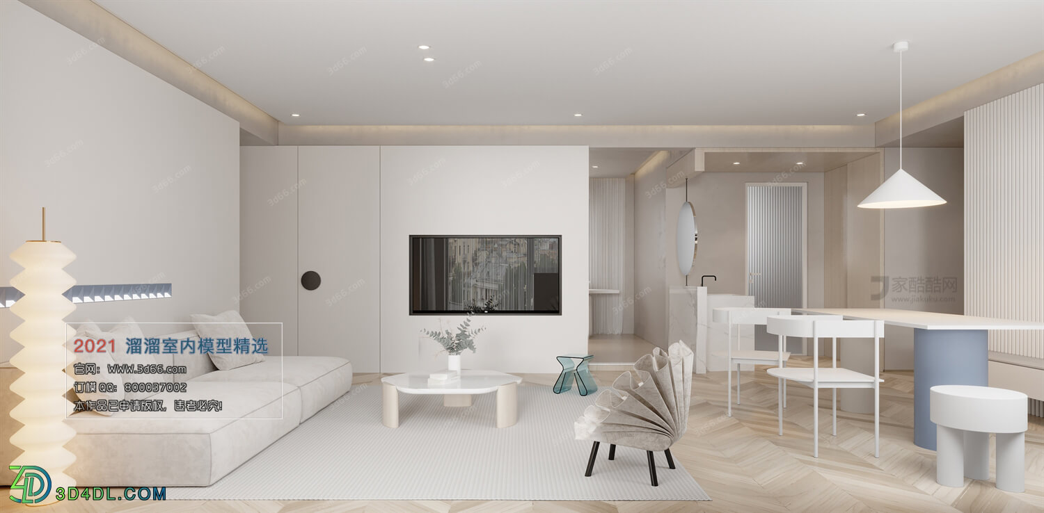 3D66 2021 Living Room Modern Style CrA101