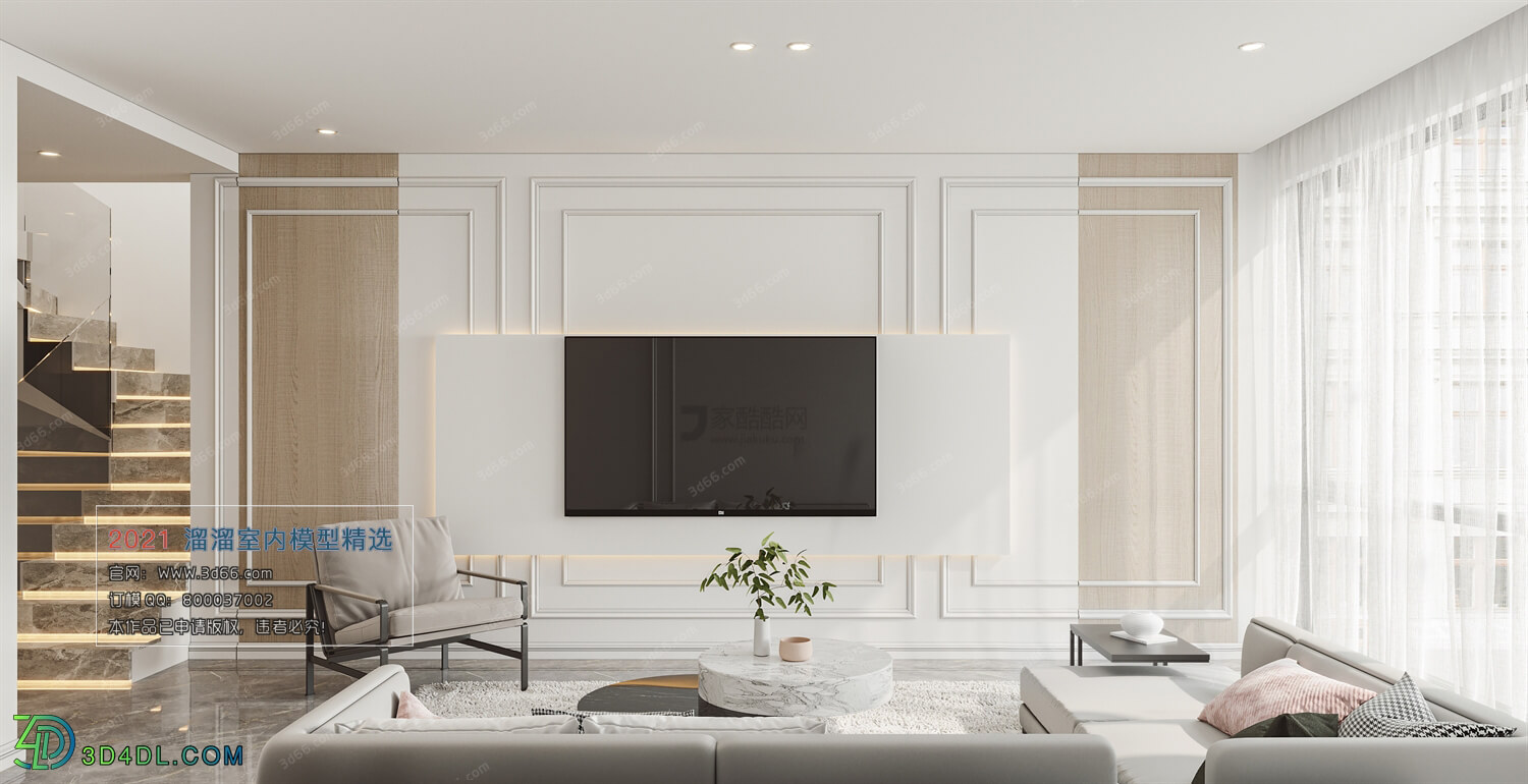 3D66 2021 Living Room Modern Style CrA102