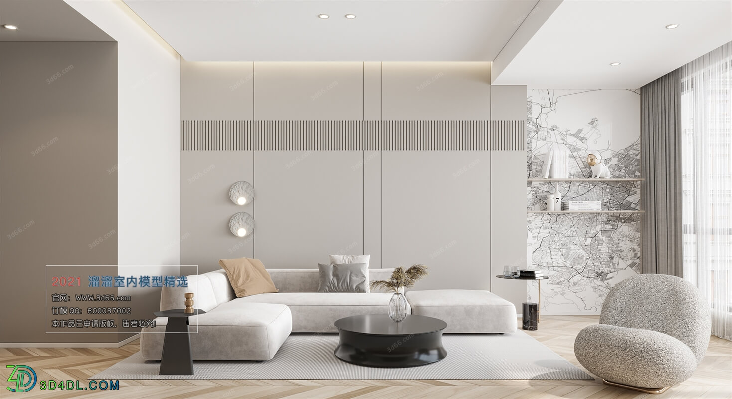 3D66 2021 Living Room Modern Style CrA106