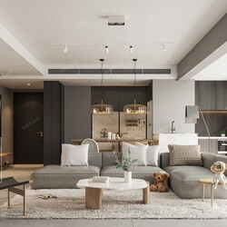 3D66 2021 Living Room Modern Style CrA109 
