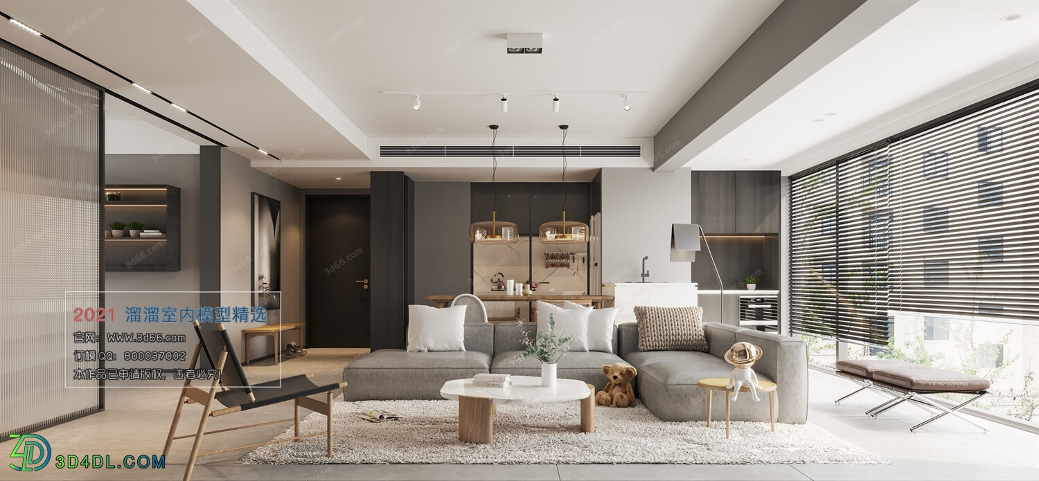 3D66 2021 Living Room Modern Style CrA109