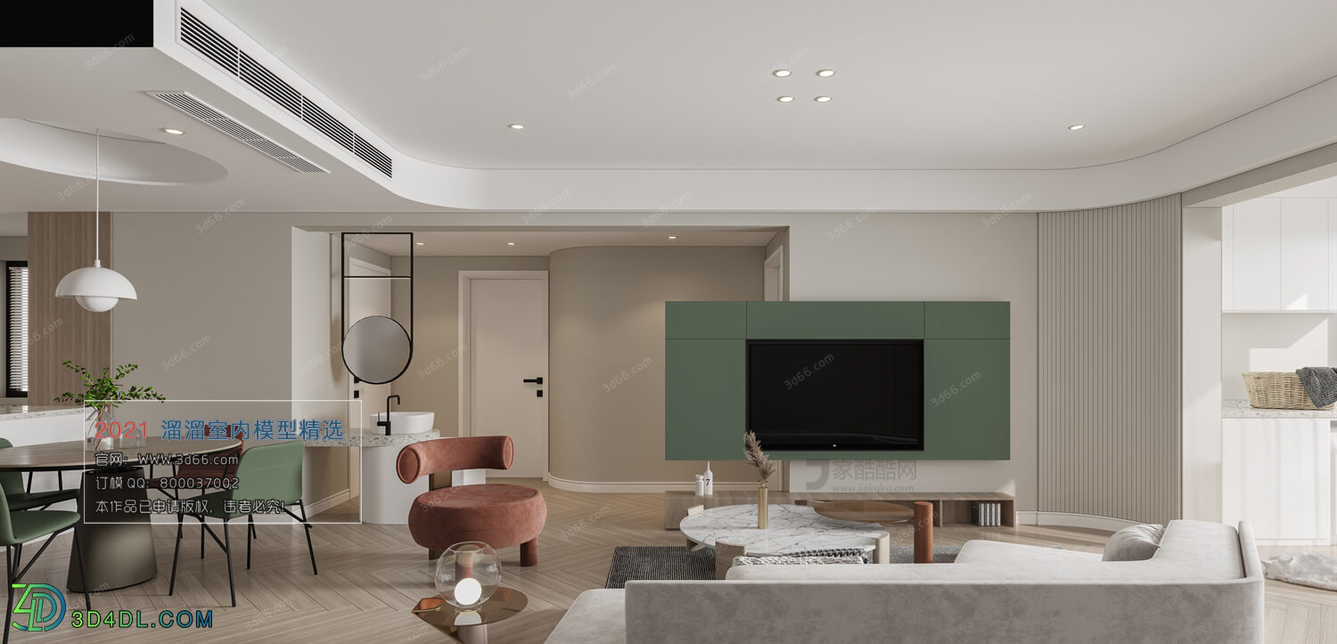 3D66 2021 Living Room Modern Style CrA111