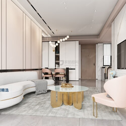 3D66 2021 Living Room Modern Style CrA114 