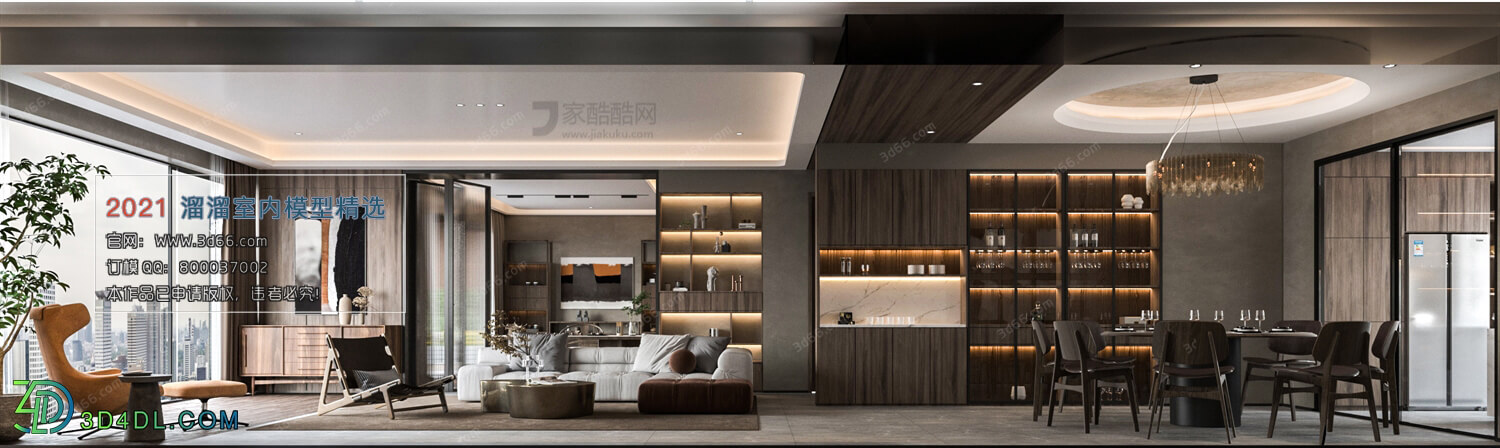 3D66 2021 Living Room Modern Style CrA115
