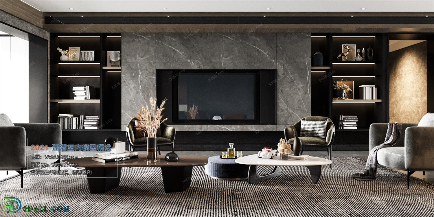 3D66 2021 Living Room Modern Style CrA116