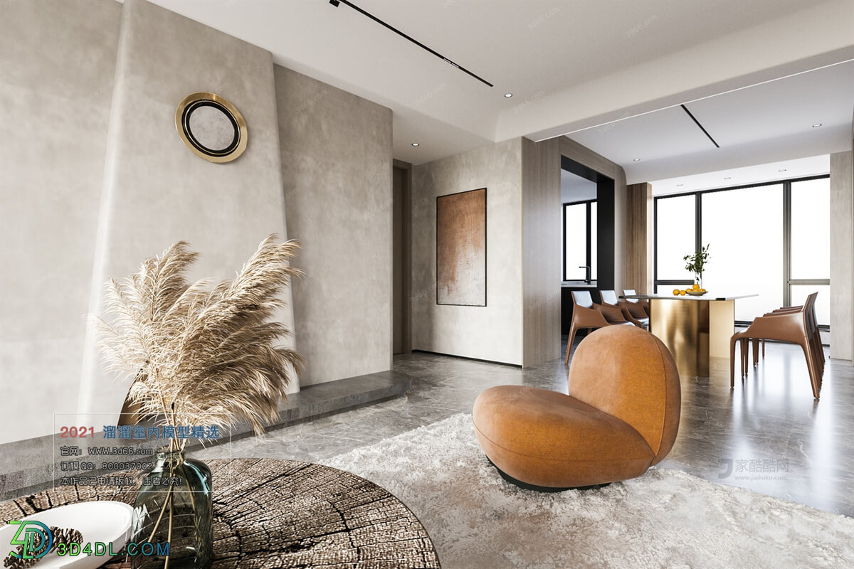 3D66 2021 Living Room Modern Style CrA119