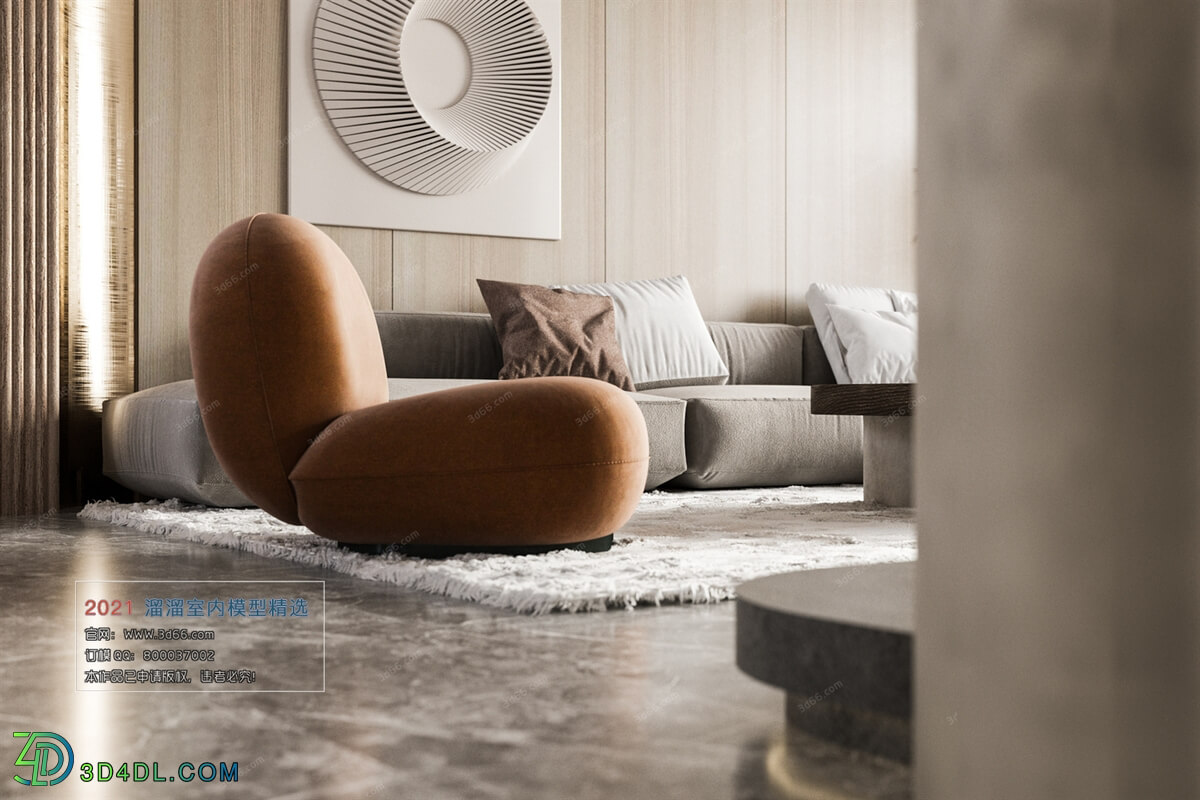 3D66 2021 Living Room Modern Style CrA119