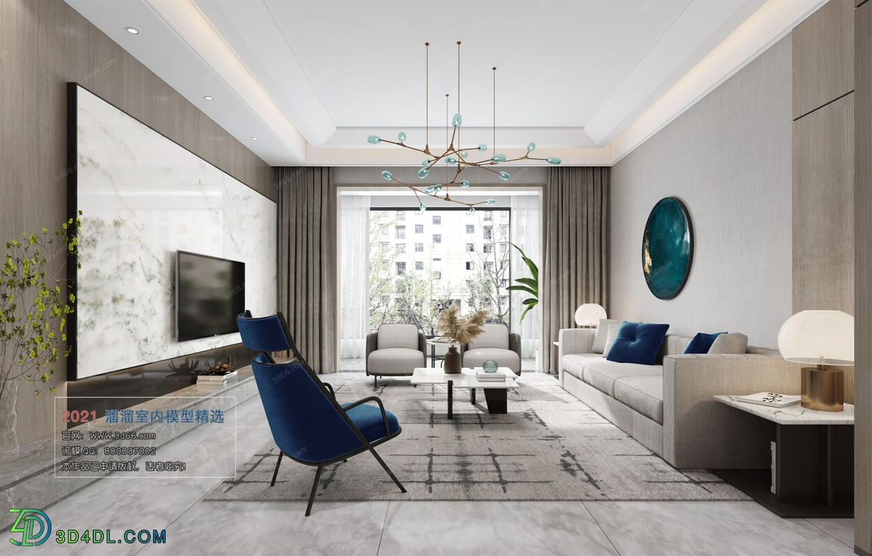 3D66 2021 Living Room Modern Style CrA125