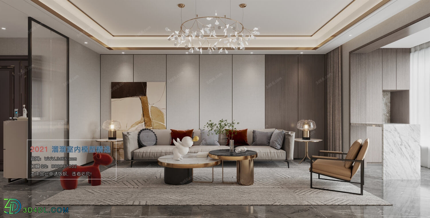 3D66 2021 Living Room Modern Style CrA127