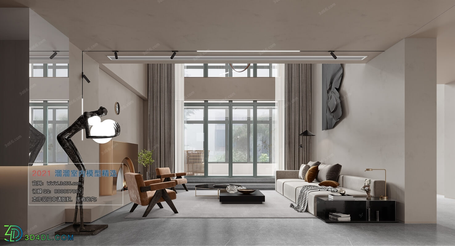 3D66 2021 Living Room Modern Style CrA128