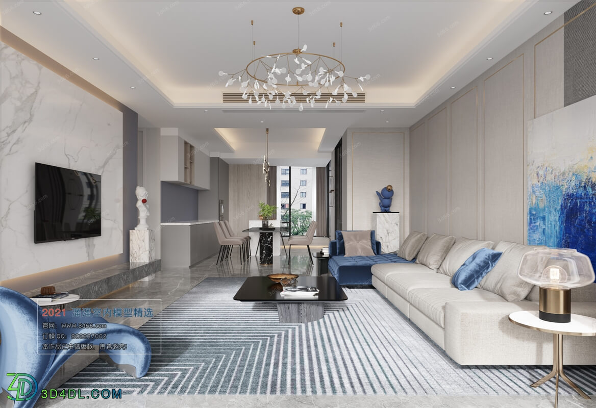 3D66 2021 Living Room Modern Style CrA129