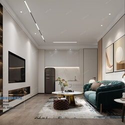 3D66 2021 Living Room Modern Style CrA131 