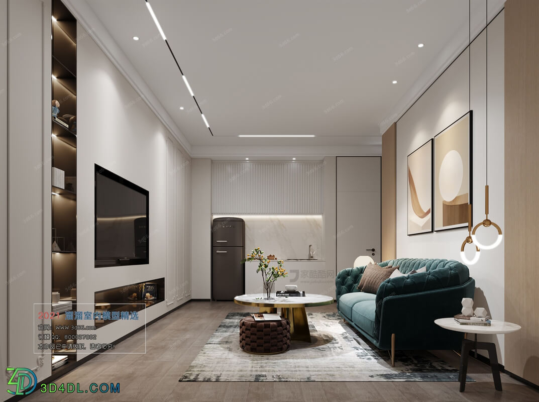 3D66 2021 Living Room Modern Style CrA131