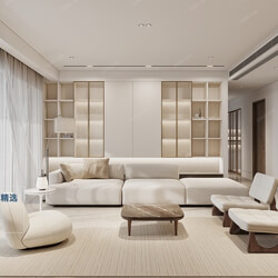 3D66 2021 Living Room Modern Style CrA135 