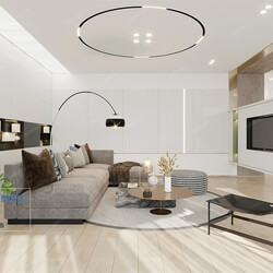3D66 2021 Living Room Modern Style CrA136 