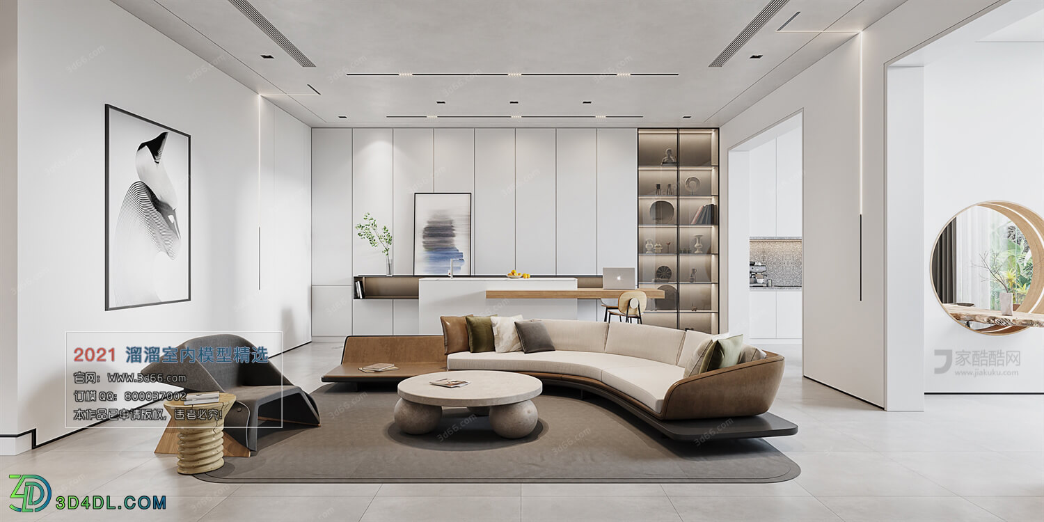 3D66 2021 Living Room Modern Style CrA139